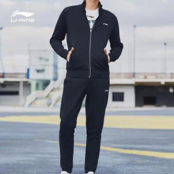 SẴN Bộ Thể Thao Nam Thu Đông Lining Quần Áo Thể Thao Chất Nỉ Cao Cấp 🏅 2022 👟
