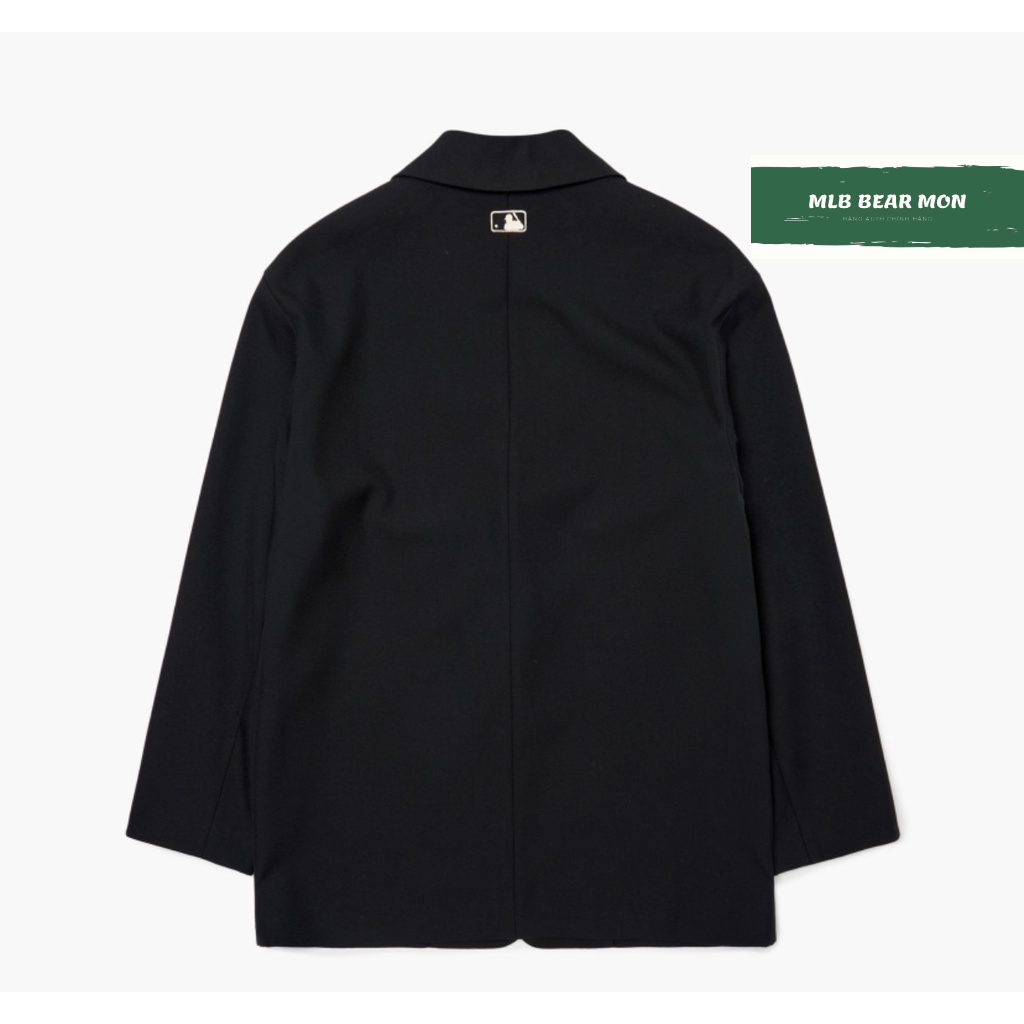 Áo Vest MLB Basic Medium Logo Blazer Light Jacket New York Yankees 3Ajkb5124-50Bks