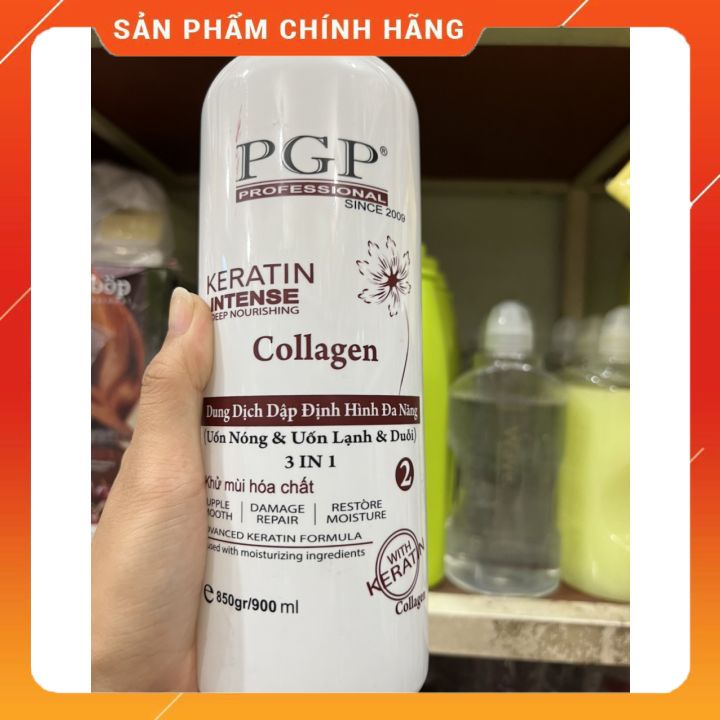 CHĂM SÓC TÓC PGP - DUNG DỊCH DẬP ĐỊNH HÌNH ĐA NĂNG PGP ( UỐN NÓNG &amp; UỐN LẠNH &amp;DUỖI) 3IN 1 - KHỬ MÙI HÓA CHẤT