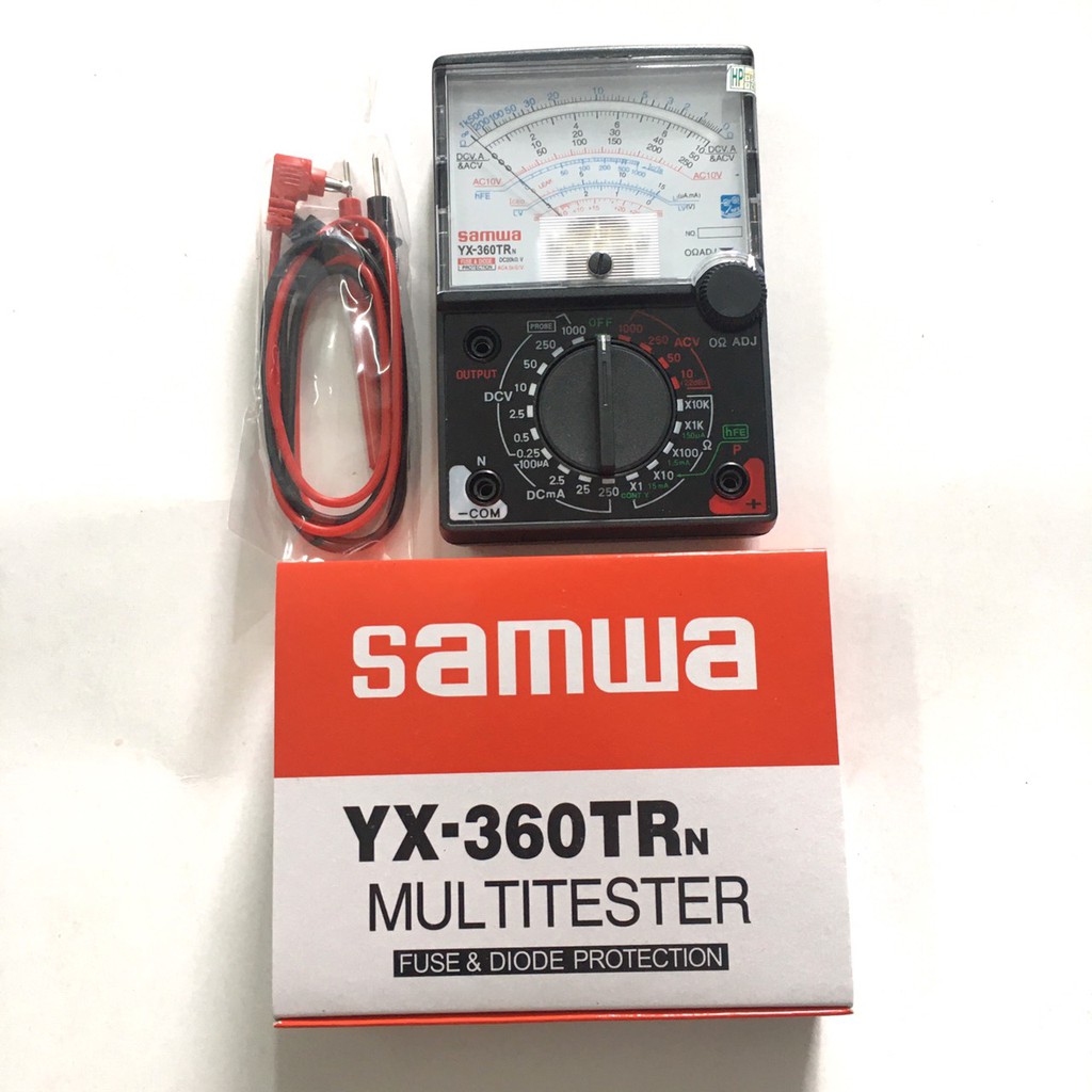 Đồng hồ đo điện vạn năng vom samwa YX-360TRn, đồng hồ đo dòng dc/ac