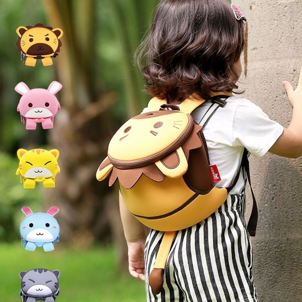 Zhu Ba Lô Đi Học Chống Thất Lạc Hình Động Vật Hoạt Hình Cho Trẻ Em