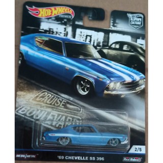 Xe mô hình hot wheels car culture Boulevard '69 chevelle ss 396