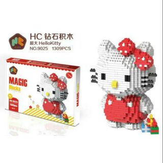 Xếp Hình LEGO 3D ~ KITTY — size L