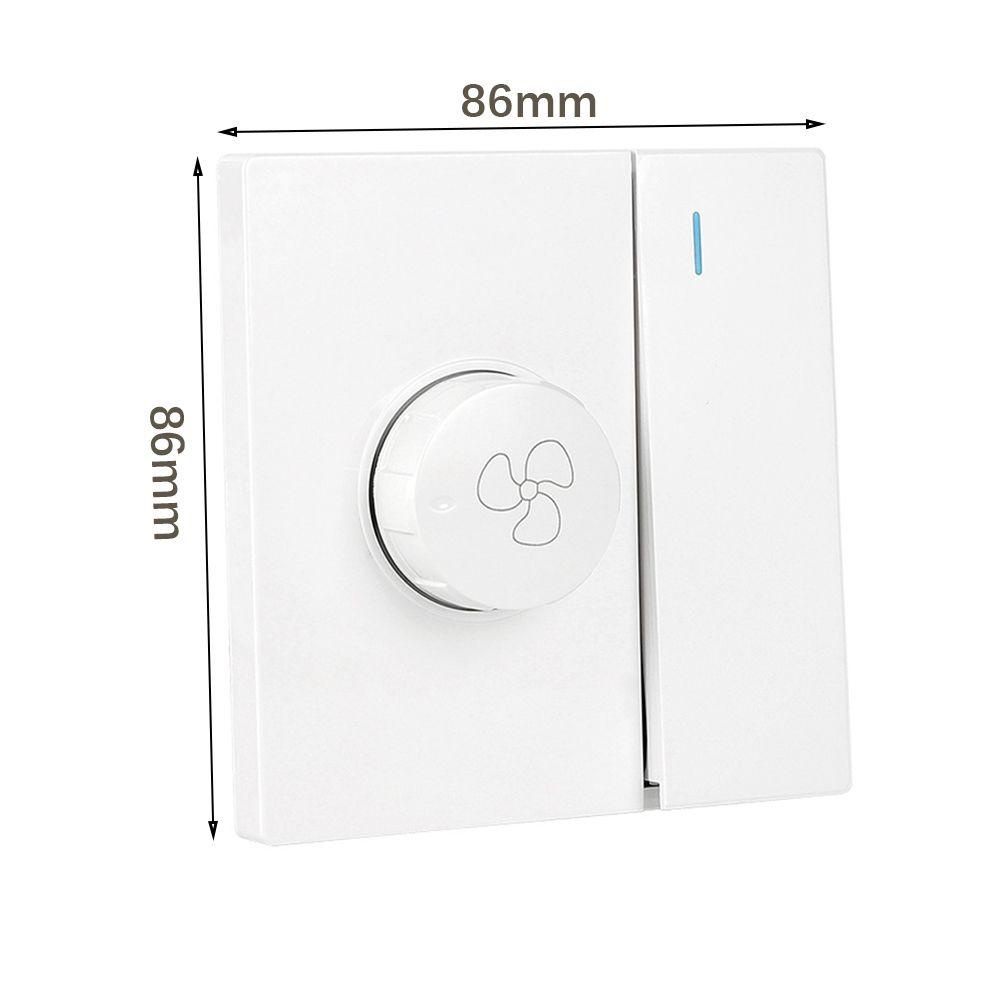 WATTLE Công Tắc Điều Khiển Tốc Độ Gắn Tường 86 * 86mm 220V