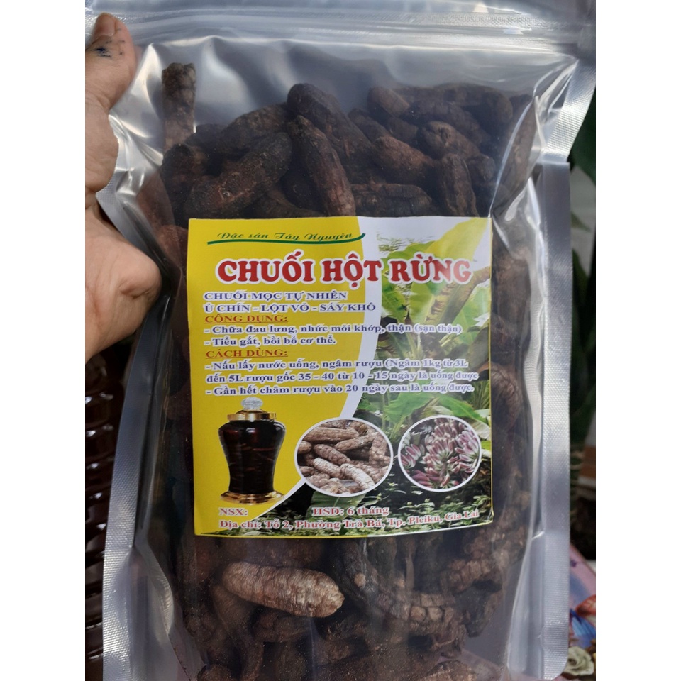 chuối hột rừng gia lai ngon đảm bảo