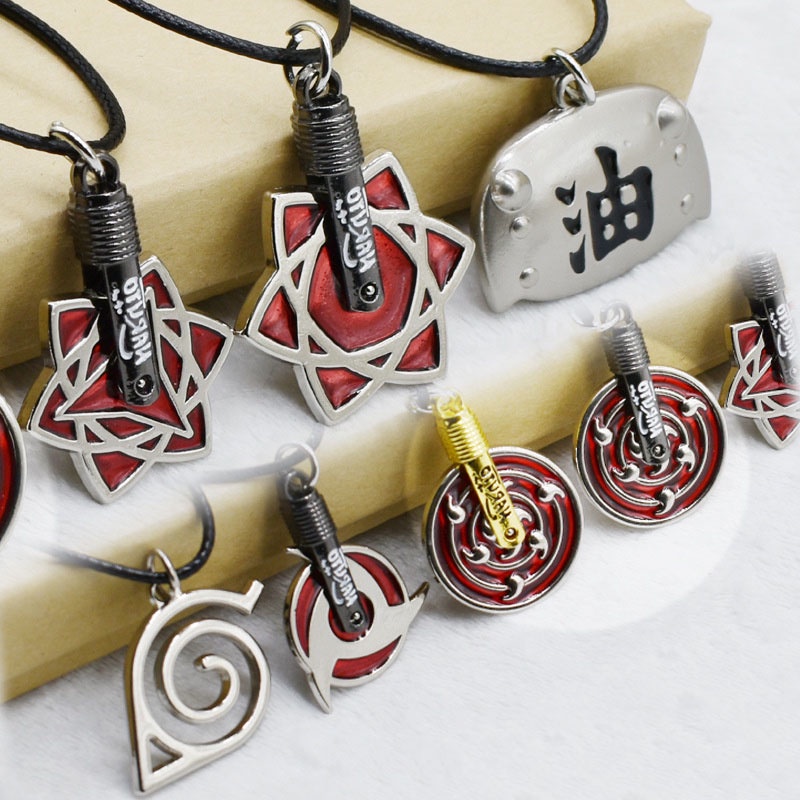 ✨Trong Kho✨Vòng cổ Mặt Tròn In Hình Naruto Thời Trang