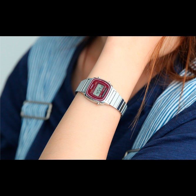 HOT Đồng hồ nữ Casio điện tử chính hãng Anh Khuê LA670 (nhiều màu) (25mm) chính hãng