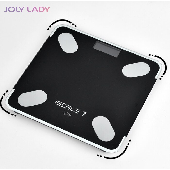 Cân điện tử sức khỏe thông minh, đo lường các chỉ số sức khỏe, kết nối qua app bluetooth Joly Lady