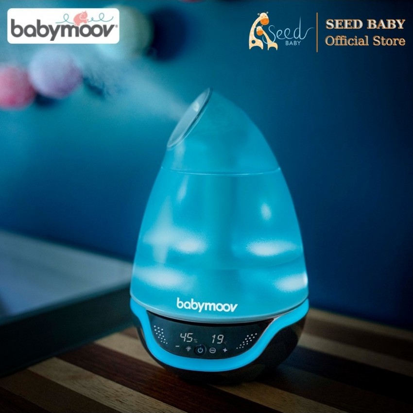 Máy tạo ẩm phòng cho bé khuếch tán tinh dầu Hygro Babymoov phòng 20m2 - Seed Baby