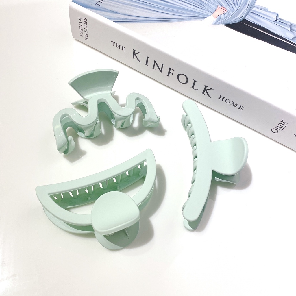 Set kẹp tóc càng cua 8 chiếc phong cách Hàn Quốc, xinh xắn dễ phối đồ