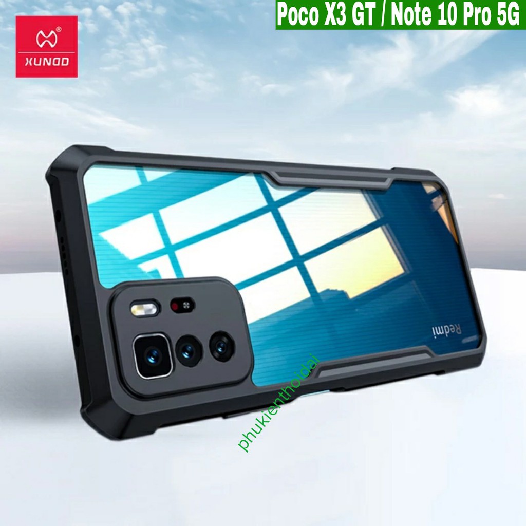 Ốp Redmi Note 10 Pro 5G / Poco X3 GT XUNDD chống sốc thời trang cao cấp