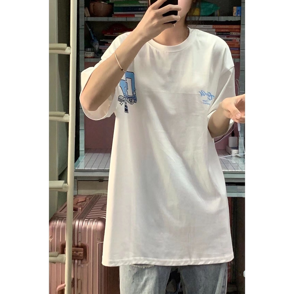 Áo thun NRVP cổ tròn oversize thời trang Hàn Quốc 2022 cho nữ