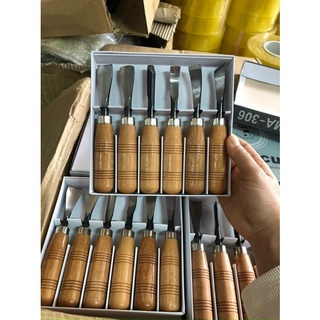 BỘ ĐỤC CÂY CẢNH,GỖ MỸ NGHỆ 6 MÓN