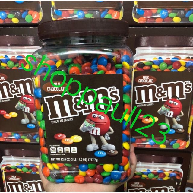 Kẹo sôcôla M&M's Peanut Chocolate Candies  1757.7g