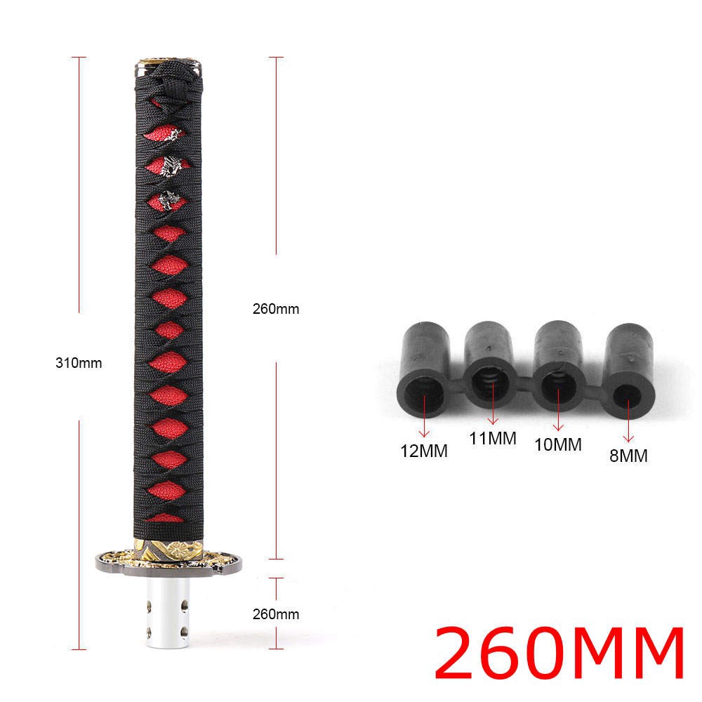 Cần Gạt Số 150MM / 200MM / 260MM JDM Katana Samurai Kèm Phụ Kiện