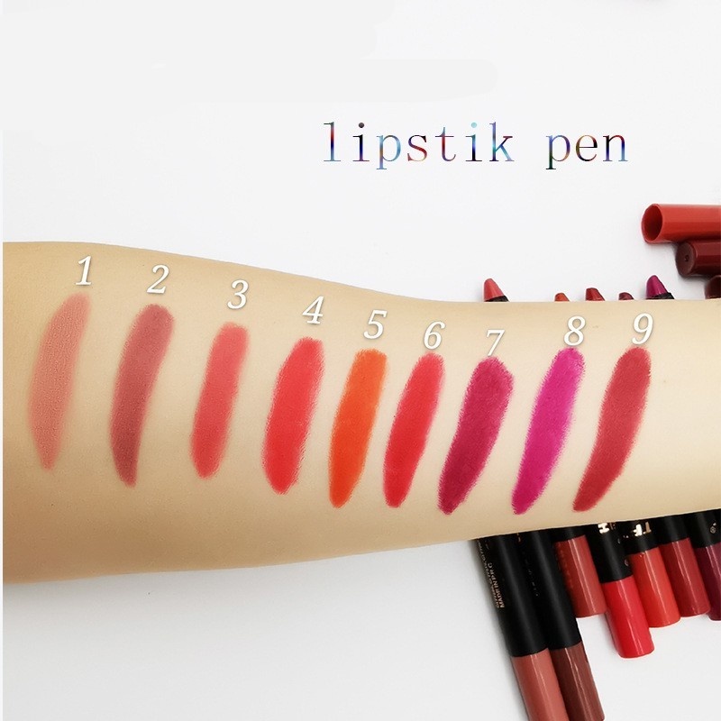Son Lì / Bút Chì / Son Kem Lì Mịn Mượt Như Nhung Kháng Nước Chống Dính Cốc / Dưỡng Ẩm / Lâu Trôi