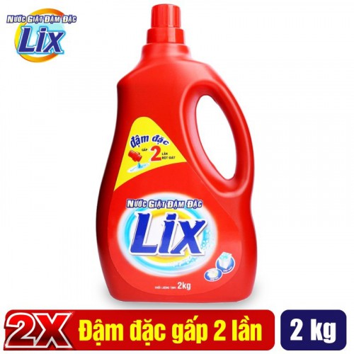 Nước giặt Lix đậm đặc 2kg