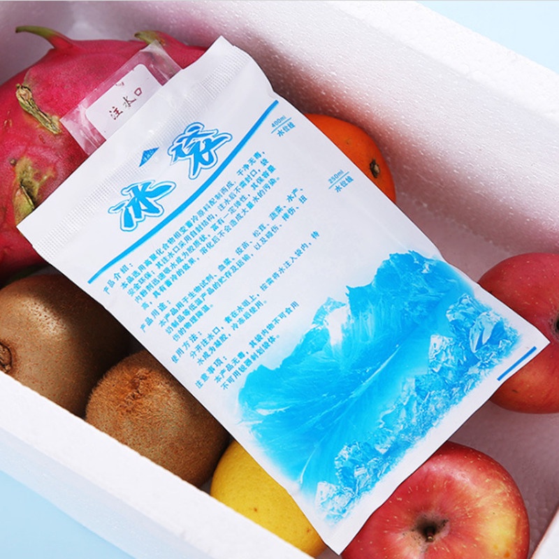Set 10 Túi Gel Đá Giữ Thực Phẩm Tươi Mát Đa Năng Giảm Đau Có Thể Tái Sử Dụng