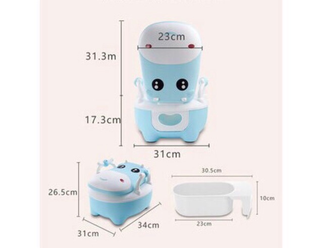 Bô vệ sinh cho bé 3D chính hãng