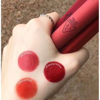 Son 3CE Kem Cloud Lip Tint Màu #Needful Cam đỏ gạch