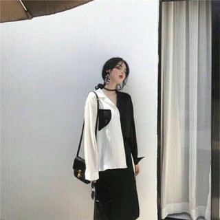Áo sơmi phối màu siêu cá tính