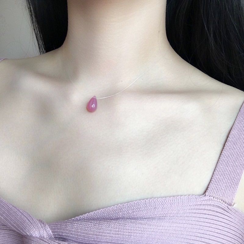 choker giọt nước trong suốt cực xinh mã ff-7