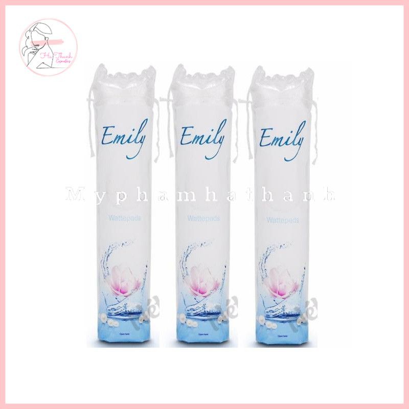 Bông Tẩy Trang Emily Đức (120 miếng) Mềm Mịn Làm Sạch Sâu Nhanh Chóng Sử Dụng Dễ Dàng - HT155