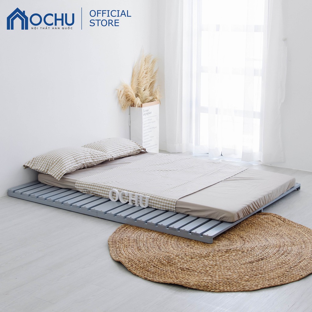 Giường Ngủ Pallet Gỗ Thông OCHU - Nancy Bed - Grey