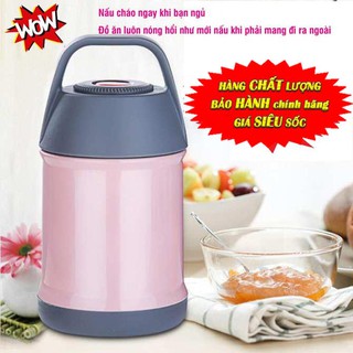 Bình ủ cháo nhật bản, bình giữ nhiệt nóng lạnh cho bé 450ml bằng inox 304 cao cấp.