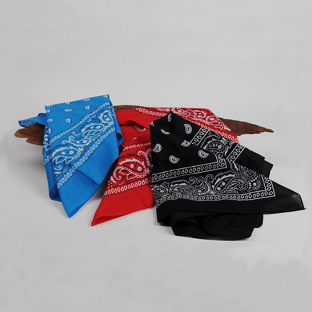 [DS] Khăn Vuông Cotton Đa Năng In Họa Tiết Sáng Tạo