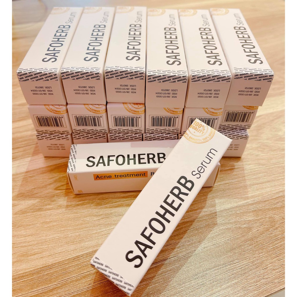 SERUM SAFOHERB 10ml 🌺 [CHÍNH HÃNG] giảm mụn, ngừa thâm