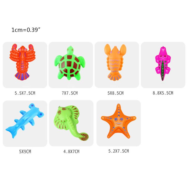 Set 30 / 52 Đồ Chơi Câu Cá Nam Châm Bằng Nhựa Cho Bé