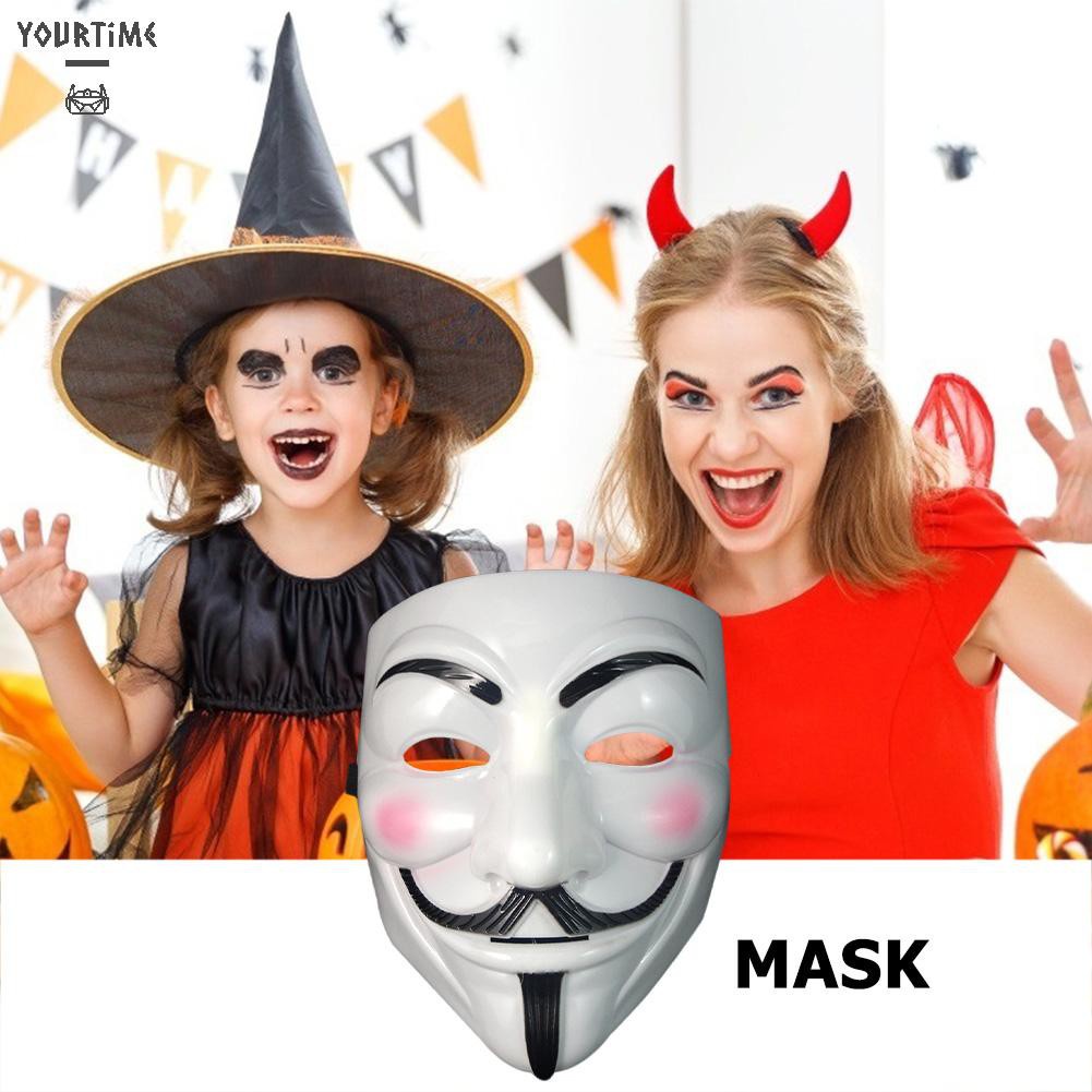 Đồ chơi Movie Cosplay V for Vendetta Hacker Mask Halloween Party Cosplay Props Toy