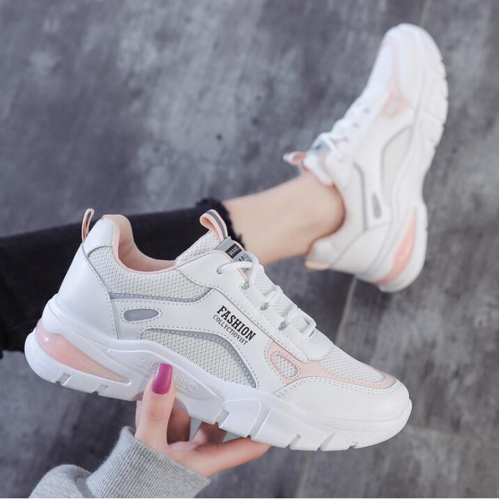 Giày Thể Thao Nữ Độn Đế PHOENIX SNEAKER Da Mềm, Giày Nữ Sneaker Dáng Hàn Quốc 68725