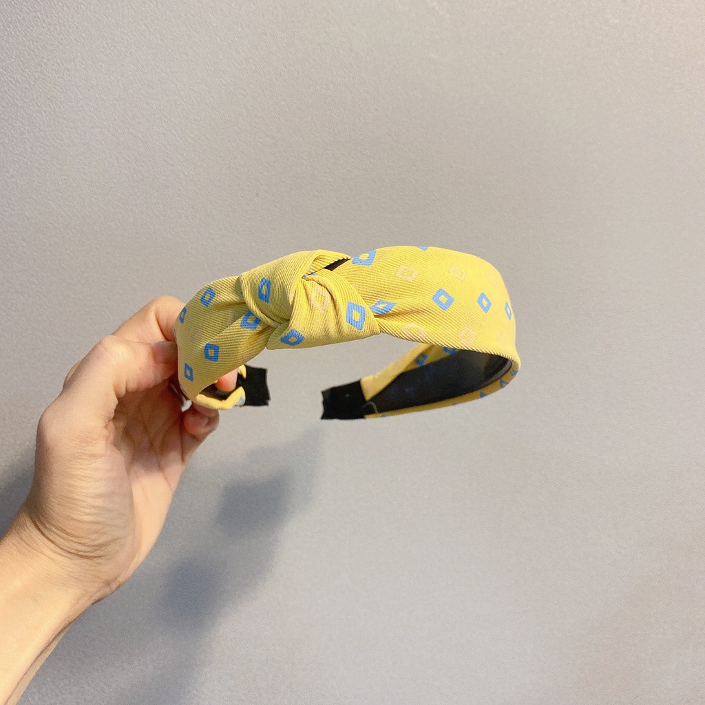 Băng đô, cài tóc vải thắc nút cao cấp cho nữ phong cách tiểu thư