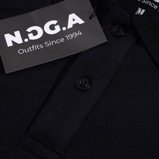 Áo Polo Nam Đen Basic N.GG.A Chất Cotton