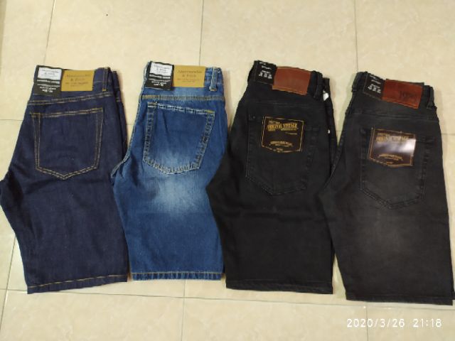 Quần Short Jean Nam VNXK Co Giãn, Không Phai, Không Bai | BigBuy360 - bigbuy360.vn
