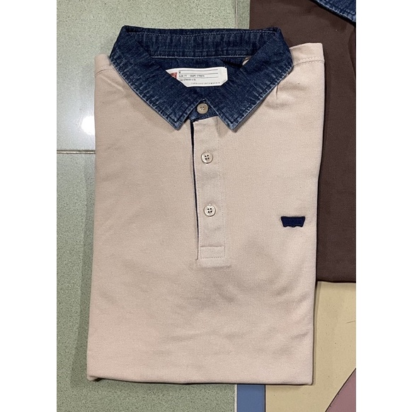 Áo Nam Levi's Dư Xịn Có Cổ Jean Trẻ Trung Size XL