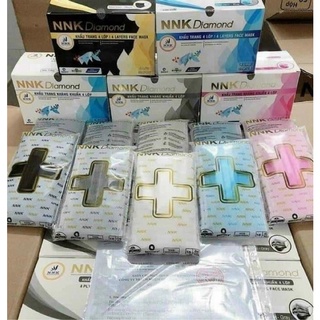Khẩu trang y tế kháng khuẩn 4 lớp NNK, hộp 50 cái