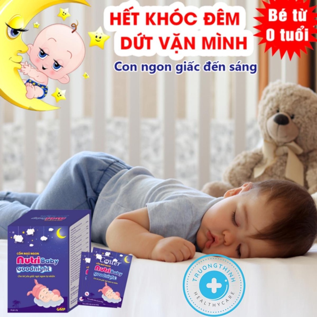 Ngủ ngon cho bé, giúp bé ngủ ngon NUTRIBABY GOODNIGHT