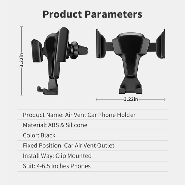 Giá đỡ kẹp điện thoại trên ô tô Air Vent