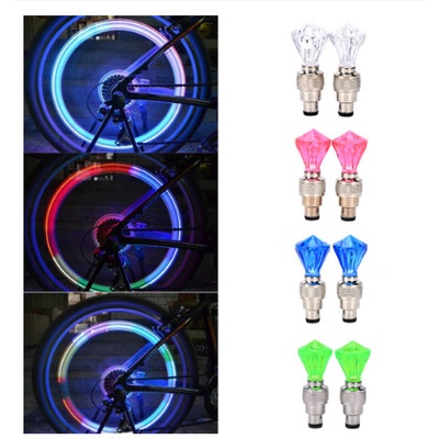 Đèn LED Van Bánh Xe Máy Ô tô Xe Đạp Siêu Đẹp Cao Hình Kim Cương