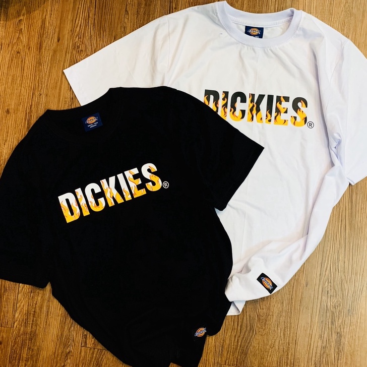 Áo thun Dickies - Teeshirt Dickies Original - Đen &amp; Trắng - Unisex nam nữ.