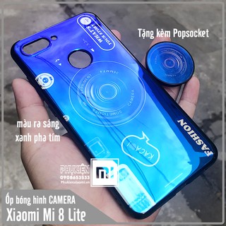 Ốp lưng Xiaomi Mi 8 Lite dẻo bóng hình Camera