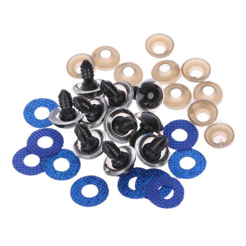 Bộ 10 Mắt Nhựa Phát Sáng An Toàn Cho Búp Bê Amigurumi