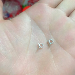 Sỉ móc khoá tròn cho dây chuyền chuẩn bạc ta