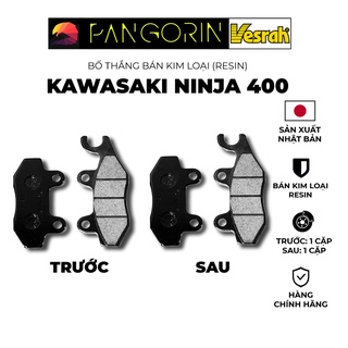 Vesrah - Bố thắng Má Phanh cho xe phân khối lớn mô tô Kawasaki: Ninja 400 bán kim loại Resin