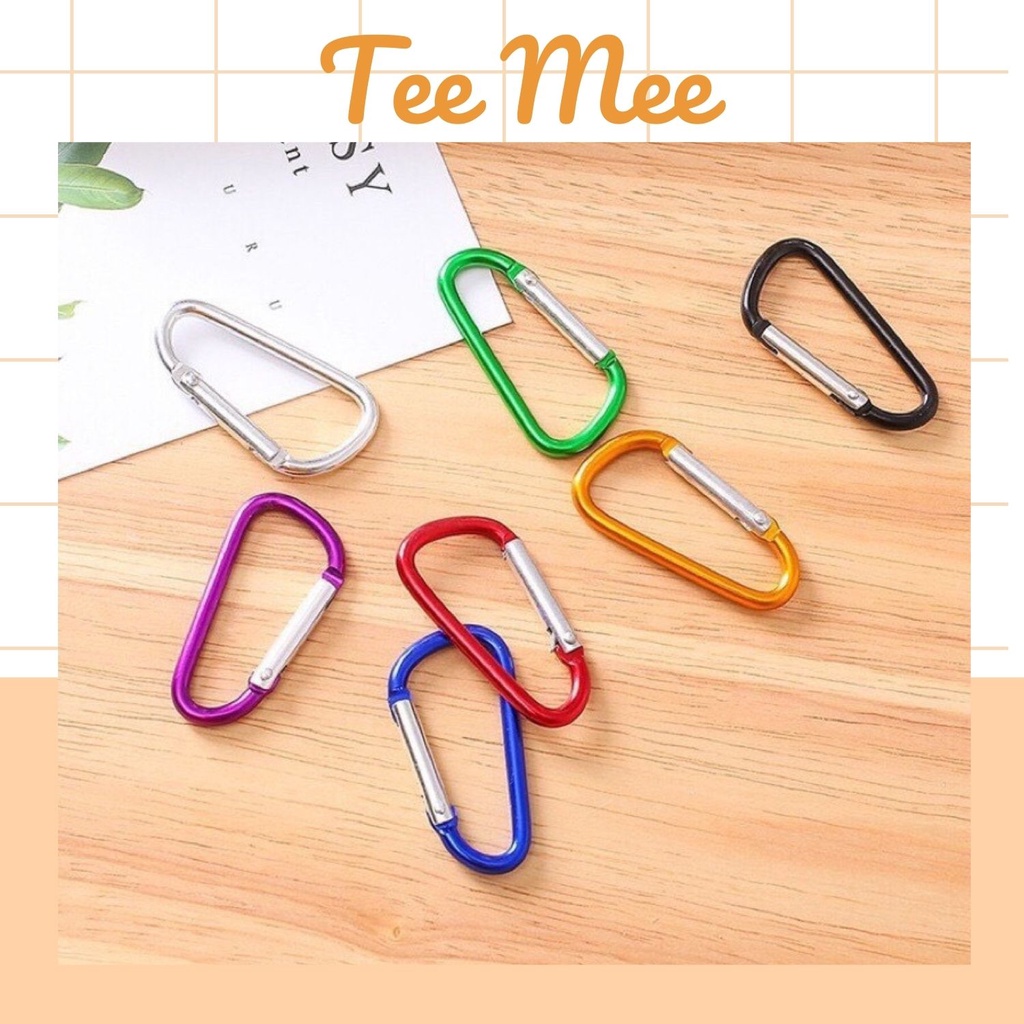 móc khoá treo đồ kim loại đa năng nhiều màu sắc đa dạng