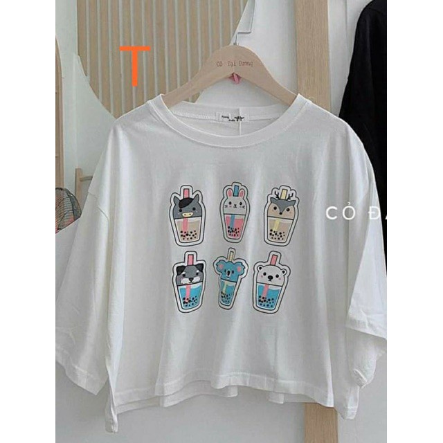 Áo croptop sáu cây kem TT12 | BigBuy360 - bigbuy360.vn