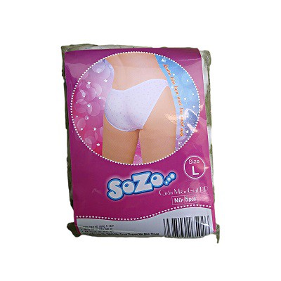 Combo 5 quần lót giấy cao cấp Sozo